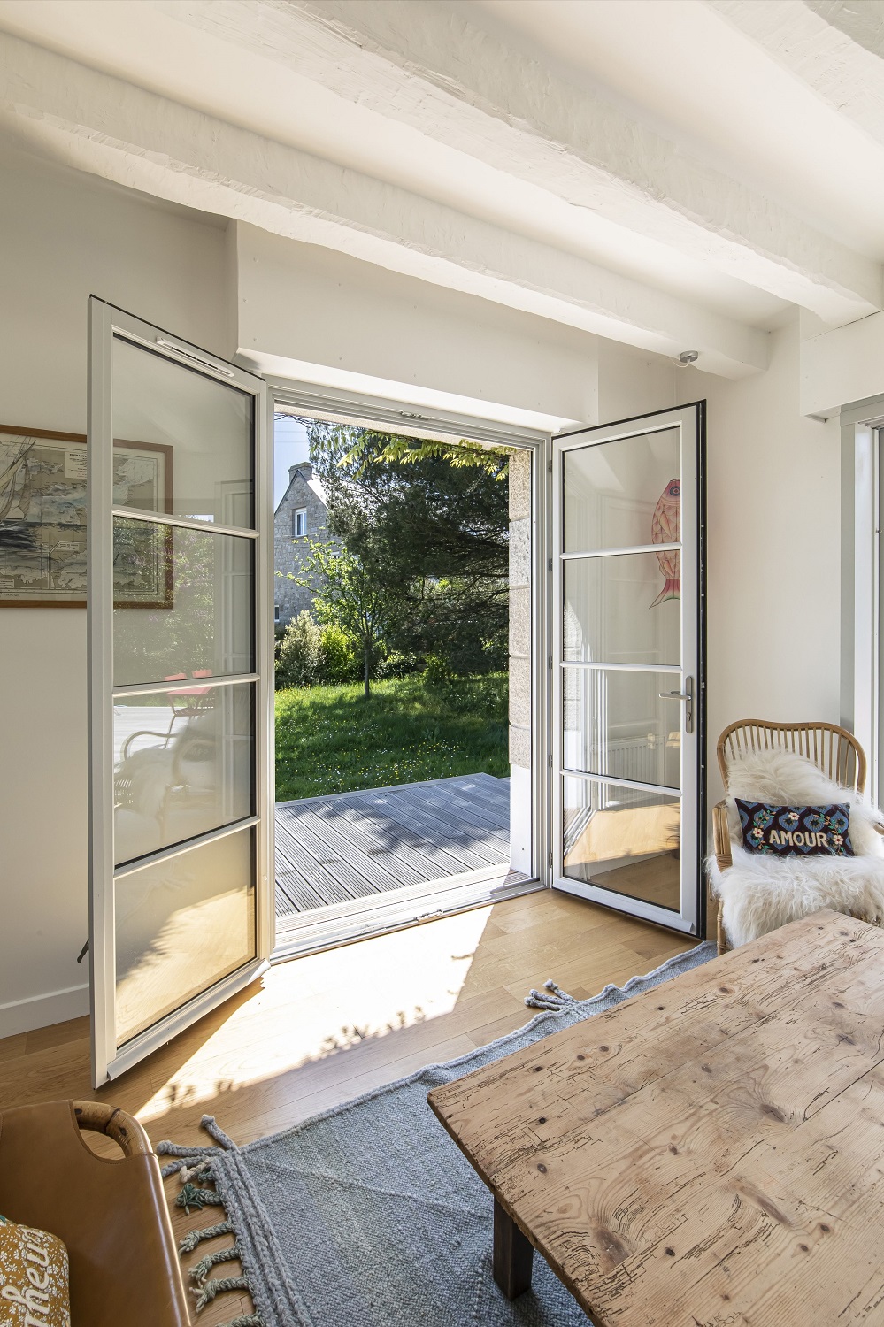 porte fenetre bois