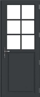 porte secondaire traditionnelle bois